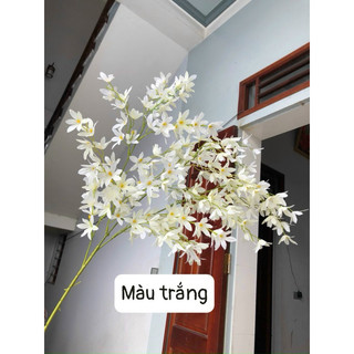 Cành hoa Lan sao cao cấp 3 nhánh dài 1m- Hoa vải