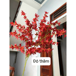 Cành hoa Lan sao cao cấp 3 nhánh dài 1m- Hoa vải