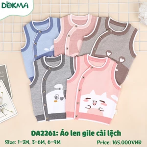 Áo Gile Len Cho Bé Dokma DA1630 DA1632 DA1633 DA2261 DA2983 DA2980 DA2982 DA2262