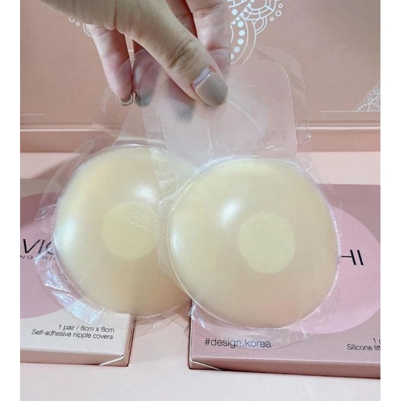 Miếng Dán Nâng Ngực Silicon Có Miếng Kéo Chống Xệ Tạo Hình Ngực Căng Tròn TingTing 88