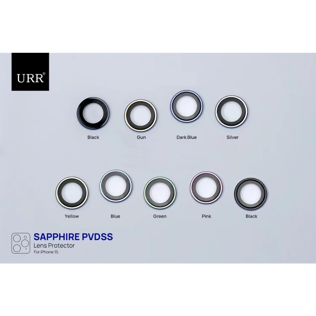 [ iP 17 ] Lens SAPPHIRE URR PVDSS Có Thể Dán tại Nhà cho iP 17/16/15/14 Series