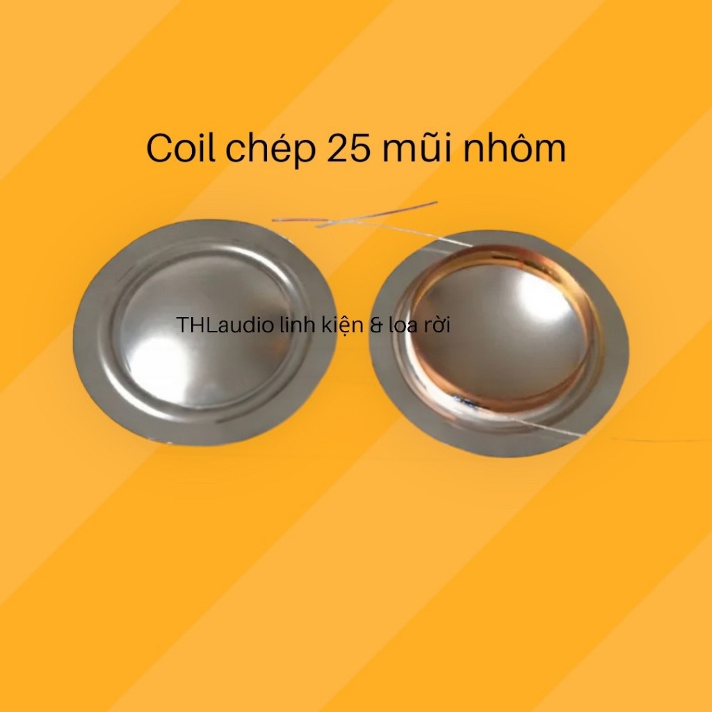 Coil 25,5 mũi nhôm, mũi titanium và vải lụa cao cấp