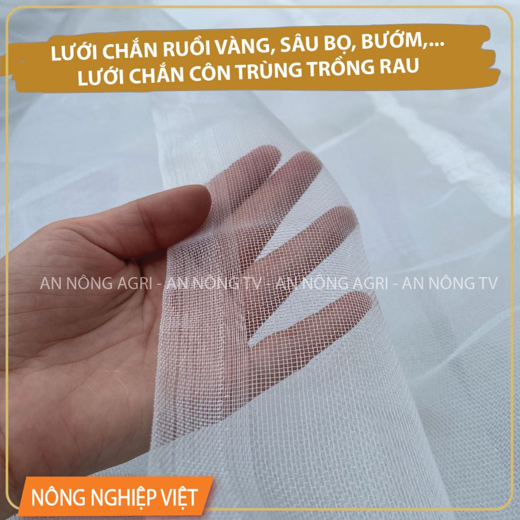 Lưới chắn côn trùng trồng rau, rộng từ 1m đến 4m, bán theo mét dài ...