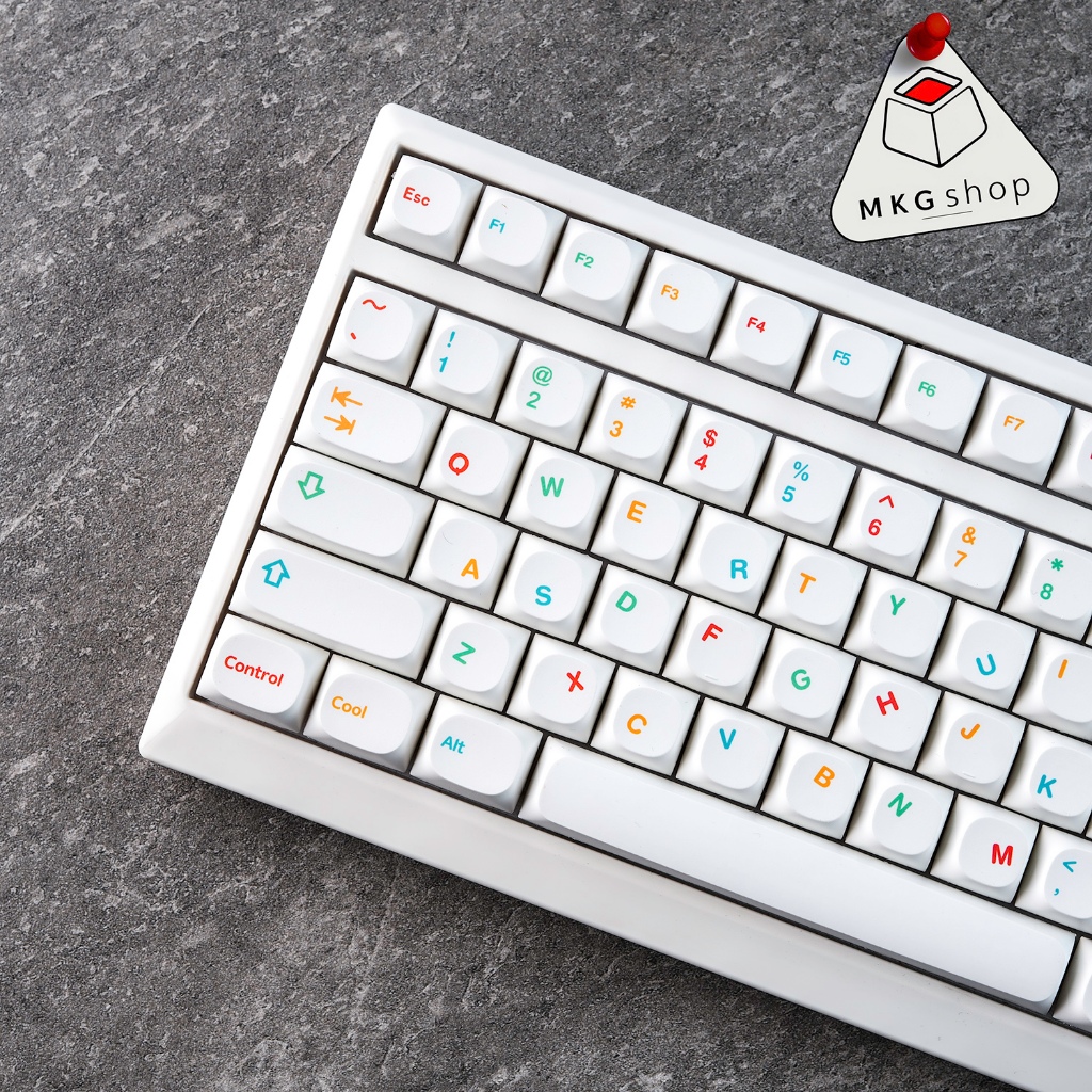 Keycap Cool Kids MA profile giá rẻ PBT in nhiệt dyesub 122 nút bàn phím ...