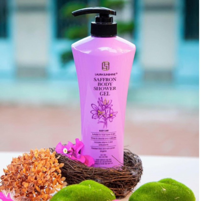 ( Mua 3 Tặng 1 ) Sữa Tắm Saffron Body Shower Gel Laura Sunshine Nhật Kim Anh
