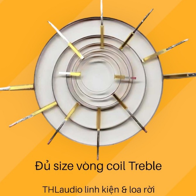Vòng Coil treble dẹp nhôm 350,450,750,790....Hàng Nhập cao cấp