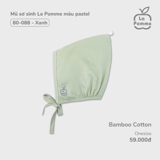 La pomme AW2024 Mũ sơ sinh La Pomme màu pastel