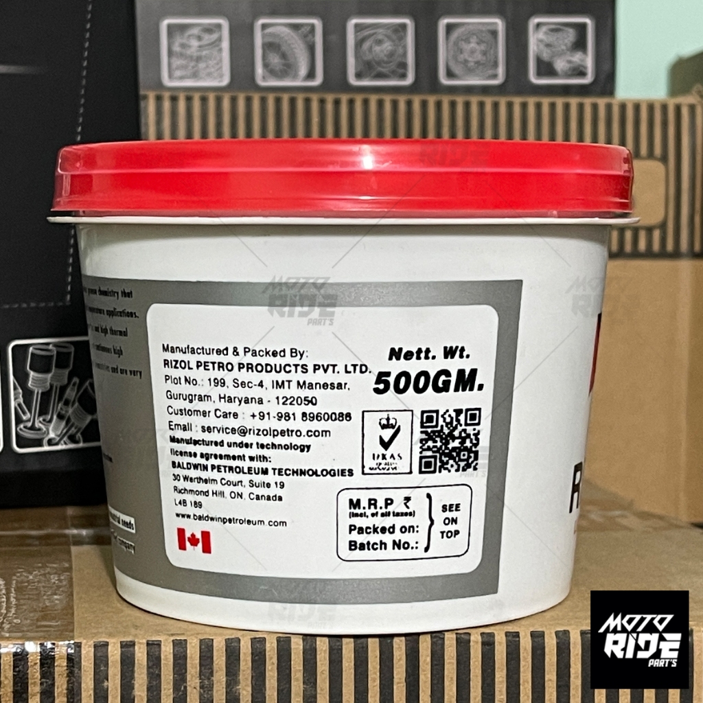 RIZOL RIZOFLEX 300 MỠ BÒ CHỊU NHIỆT 300 ℃ COMPLEX GREASE 500G | Shopee ...