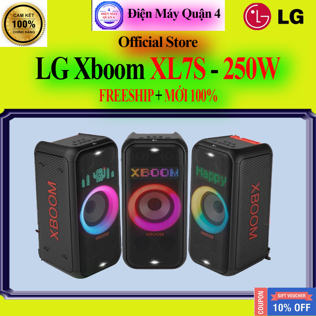 Loa kéo karaoke LG Xboom XL7S 250W - Hàng chính hãng | Shopee Việt Nam