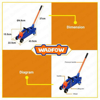 WADFOW Kích đội cá sấu 2.5 tấn WHJ2525