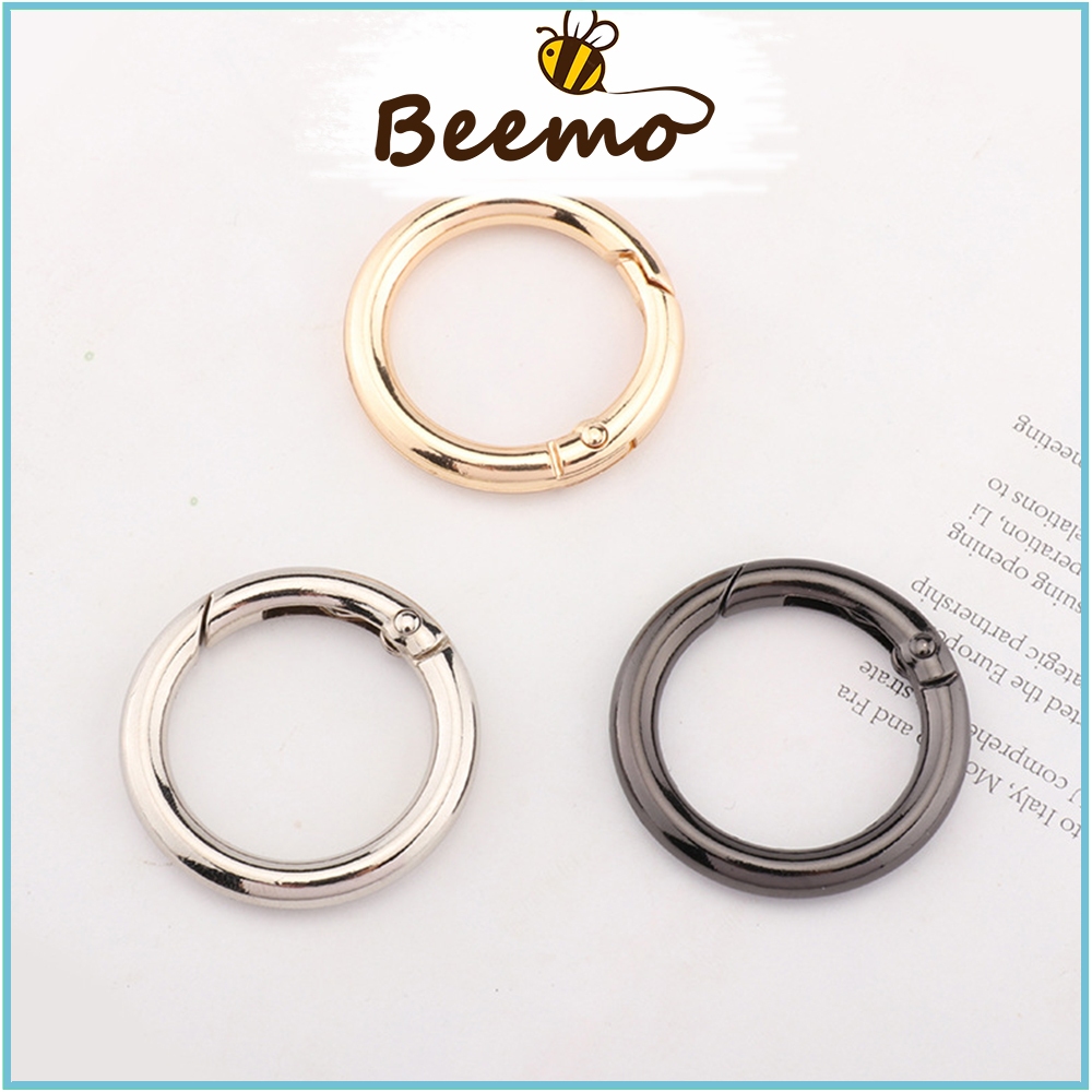[ 1 Cặp ] Khoen Tròn Mở Kim Loại 16mm và 38mm Dùng Làm Túi Xách, Móc Khóa