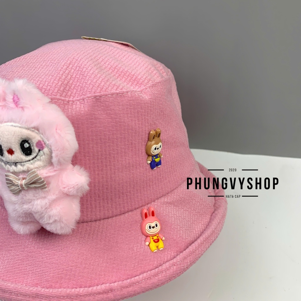 CÓ 2 SIZE, Mũ bucket tai bèo vành trẻ em gái phungvyshop- Nón trung / Bo Lật LaBu Bu Các loại /