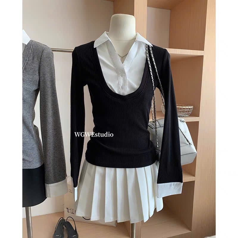 áo thun tăm nữ dáng ngắm ôm body , áo thun nữ kiểu có cổ thời trang kiểu hàn quốc Huyenstore.23 (A148)