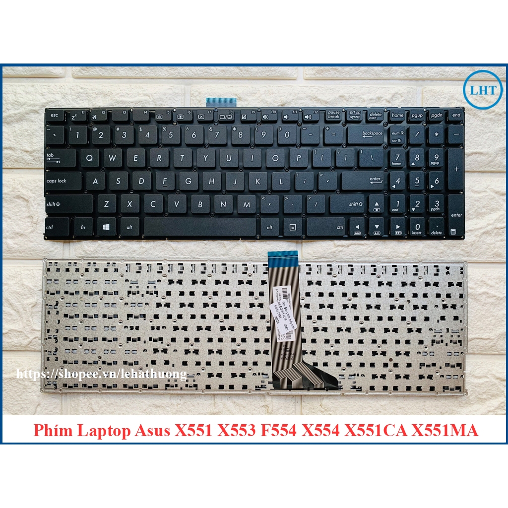 Bàn phím Laptop ASUS X551 X553 F554 X554 X551CA X551MA D550CA D550MA ...