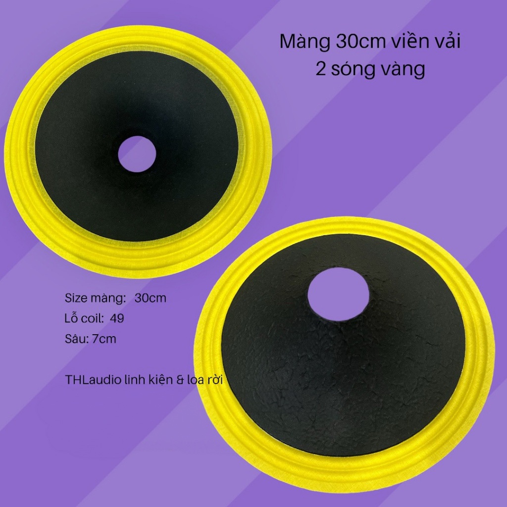 Màng 30cm viền VẢI