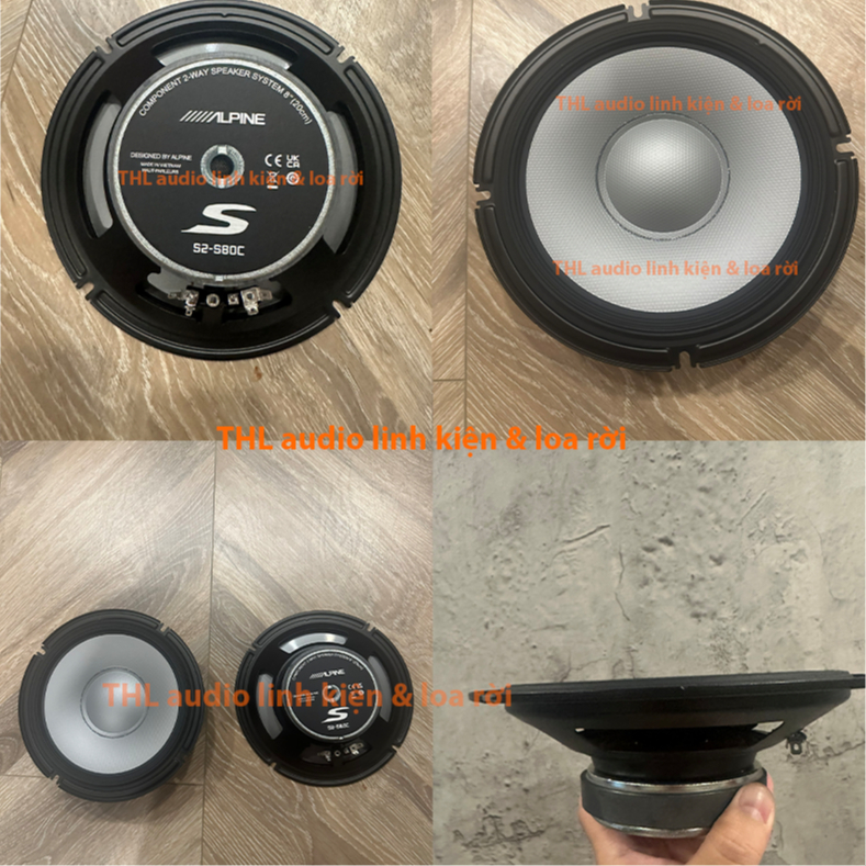 loa 20cm alpine ( loa kéo có thể sử dụng )