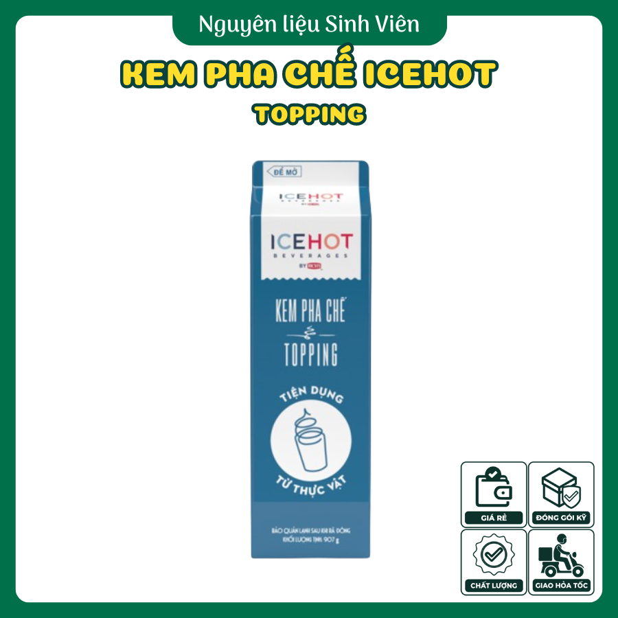Kem pha chế Topping tiện dụng Icehot (907g) | Shopee Việt Nam