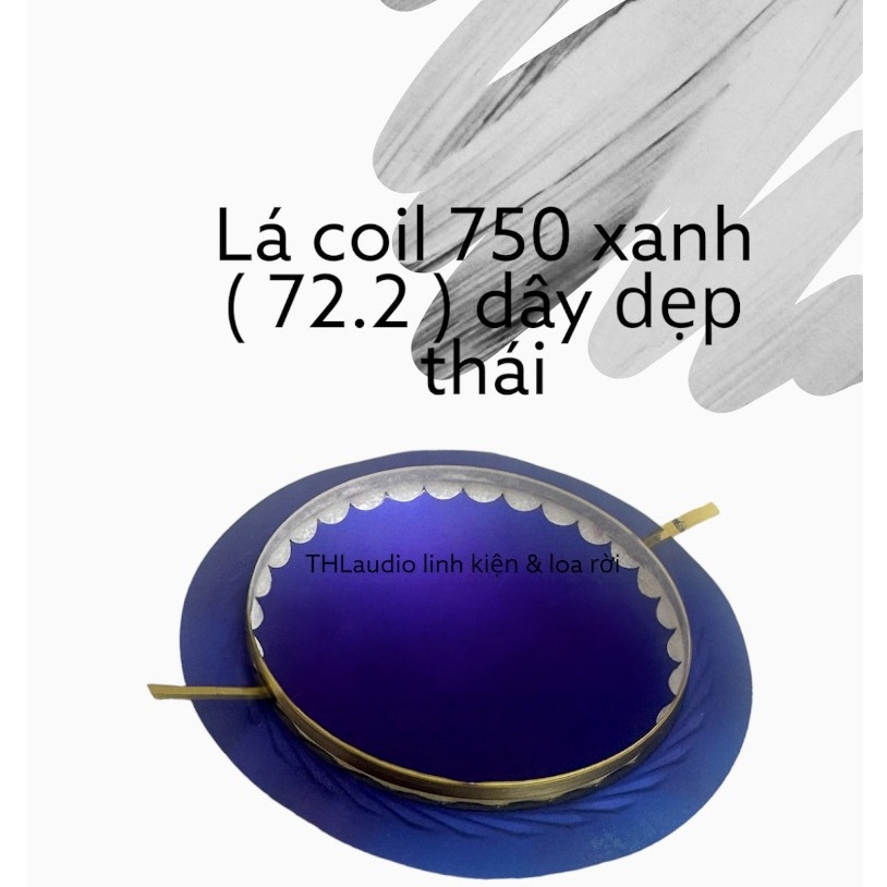 Lá coil Loa Treble 750 dây tròn và dây dẹp