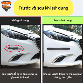 Dải dán bệ cửa khe cửa ô tô chống bám bẩn. Miếng nẹp dán mặt ngoài chống va chạm, trầy xước ô tô