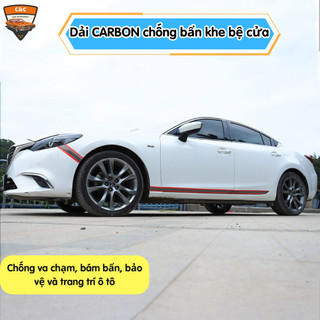 Dải dán bệ cửa khe cửa ô tô chống bám bẩn. Miếng nẹp dán mặt ngoài chống va chạm, trầy xước ô tô