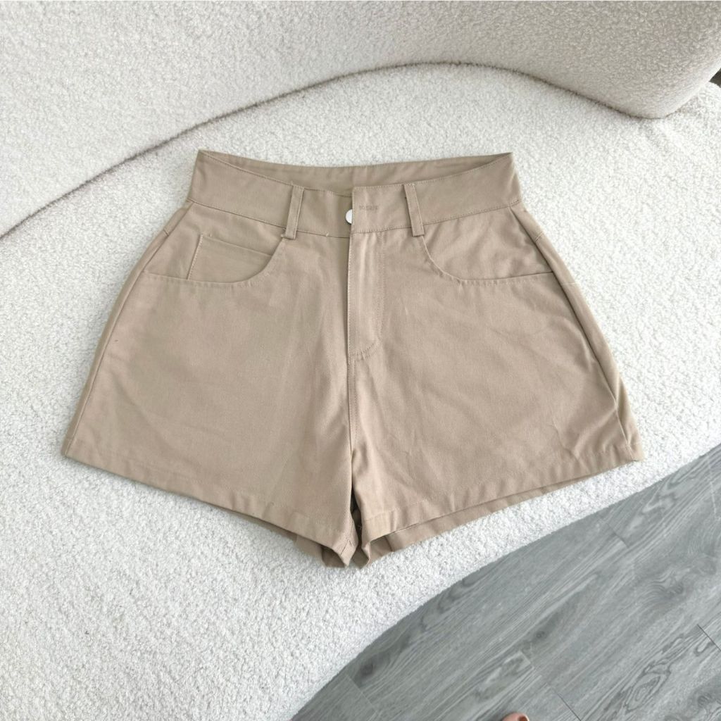 Quần Đùi Bigsize Nữ,Quần Short Vải Kaki Dáng Chữ A Trơn Lên Phom Tôn Dáng 60-95kg Q502