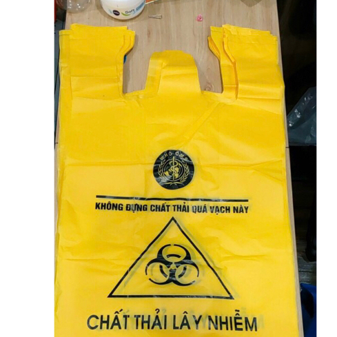 Túi Nilon Đựng Rác Thải Y Tế Màu Vàng Xanh Đen Trắng Loại 15Lít ...