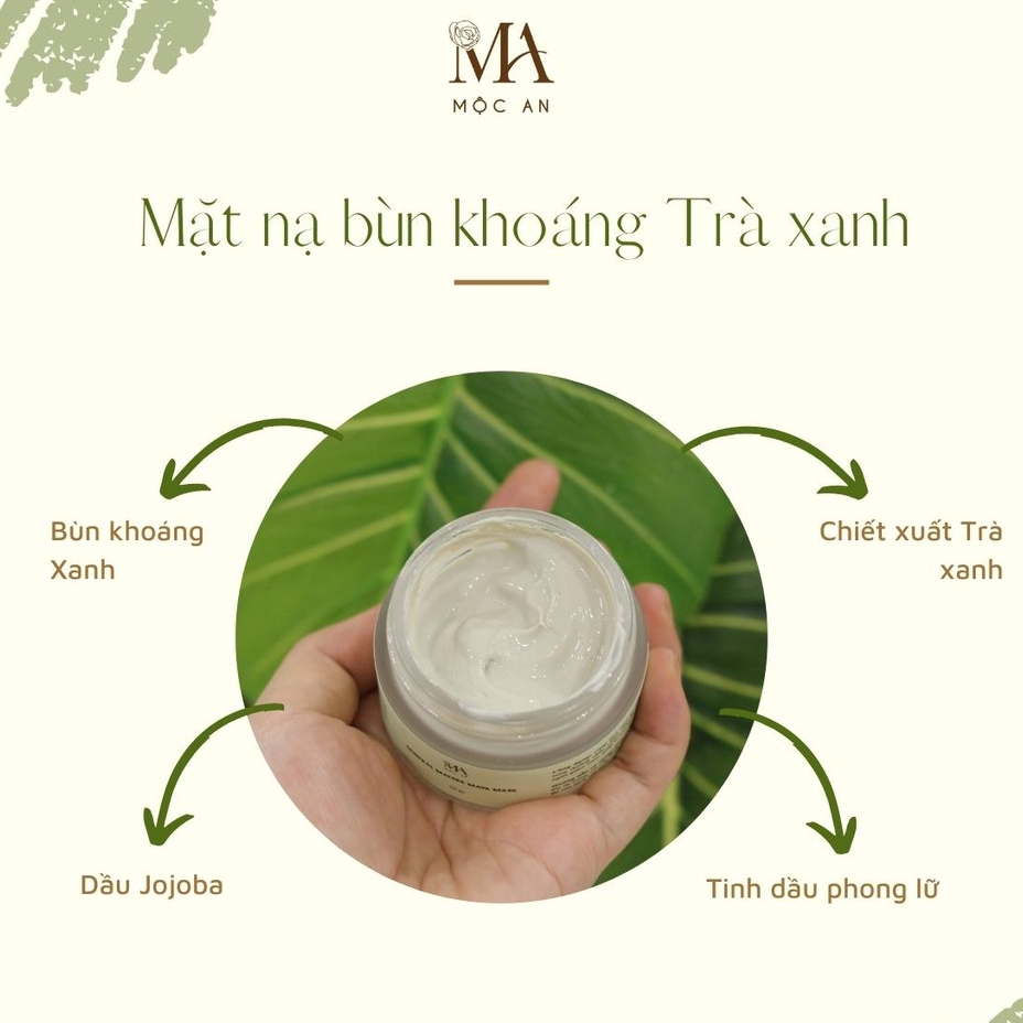 Ảnh Mặt Nạ Bùn Khoáng Mộc An Giúp Giảm Mụn, Dưỡng Da Tươi Trẻ Mineral Maya Mask 50g 4