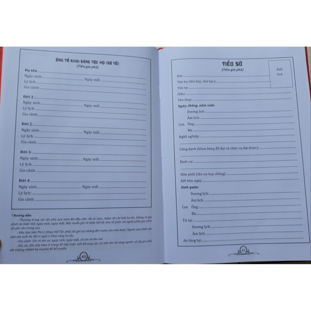 Ảnh Sách - Gia phả dòng tộc (bìa cứng tái bản) 3