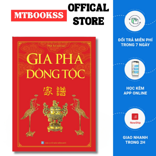 Ảnh Sách - Gia phả dòng tộc (bìa cứng tái bản) 1