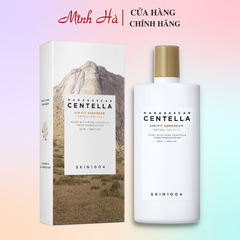 Ảnh Kem chống nắng Skin1004 Madagascar Air Fit Suncream SPF50+ PA++++ 50ml phục hồi, làm dịu bảo vệ da khỏi tia UV hiệu quả 1