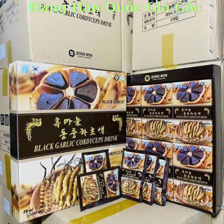 [ HÀNG MỚI VỀ ] NƯỚC UỐNG TỎI ĐEN ĐÔNG TRÙNG HÀN QUỐC, HỘP 30 GÓI