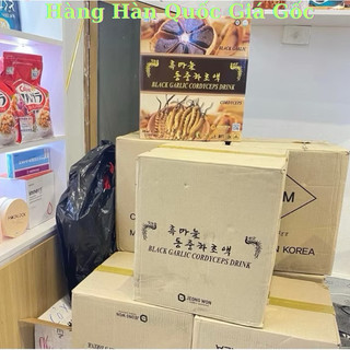 [ HÀNG MỚI VỀ ] NƯỚC UỐNG TỎI ĐEN ĐÔNG TRÙNG HÀN QUỐC, HỘP 30 GÓI