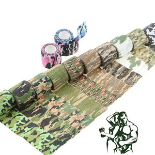 -[Rẻ vô địch] Băng keo thể thao tự dính màu rằn ri,camo, băng keo thể thao cao su non tự dính