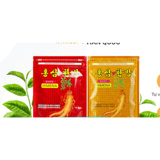 [Hàng chính hãng]Cao Dán Hồng Sâm Hàn Quốc Himena Vàng/Đỏ Gói 20miếng