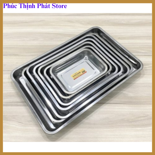 Mâm inox chử nhật 40x30 | Shopee Việt Nam