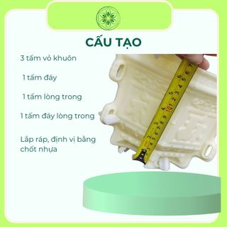 Khuôn lục giác 20 cao 17cm nhựa  abs