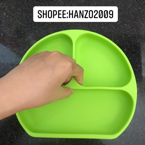 Khay silicon chống lật chống đổ siêu dính cho bé ăn dặm