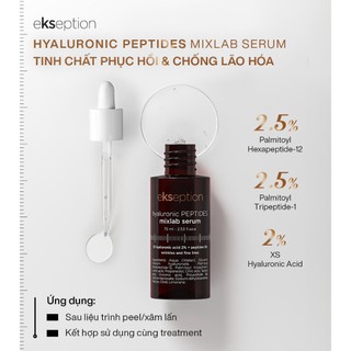 Serum Phục Hồi Và Giảm Nếp Nhăn Ekseption Hyaluronic Peptides Mixlab Serum 75ml