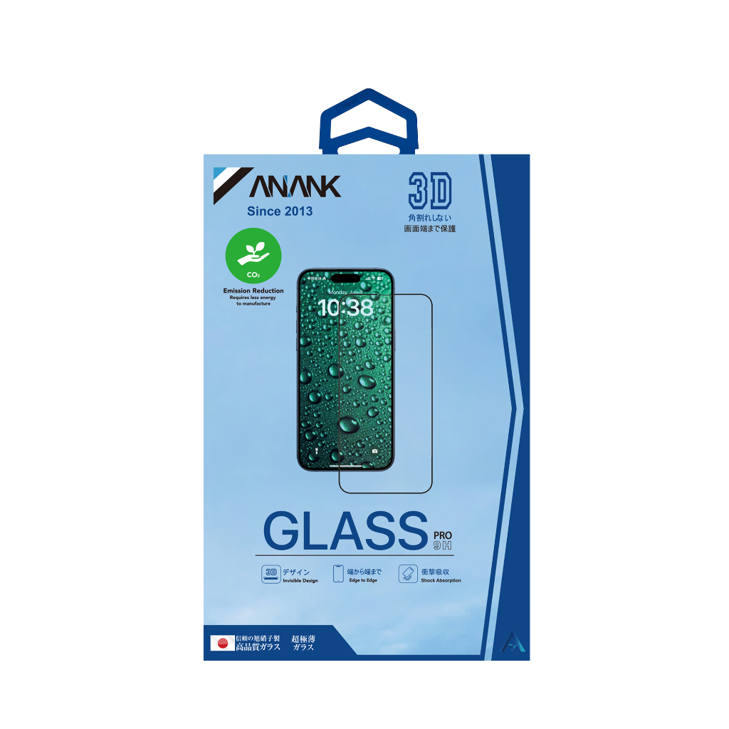 Cường Lực ANANK Nhật Bản Cao Cấp Chống Vân Tay/ Chống Nhìn Trộm/ Trong Suốt 2.5D/3D cho iP 16 Series