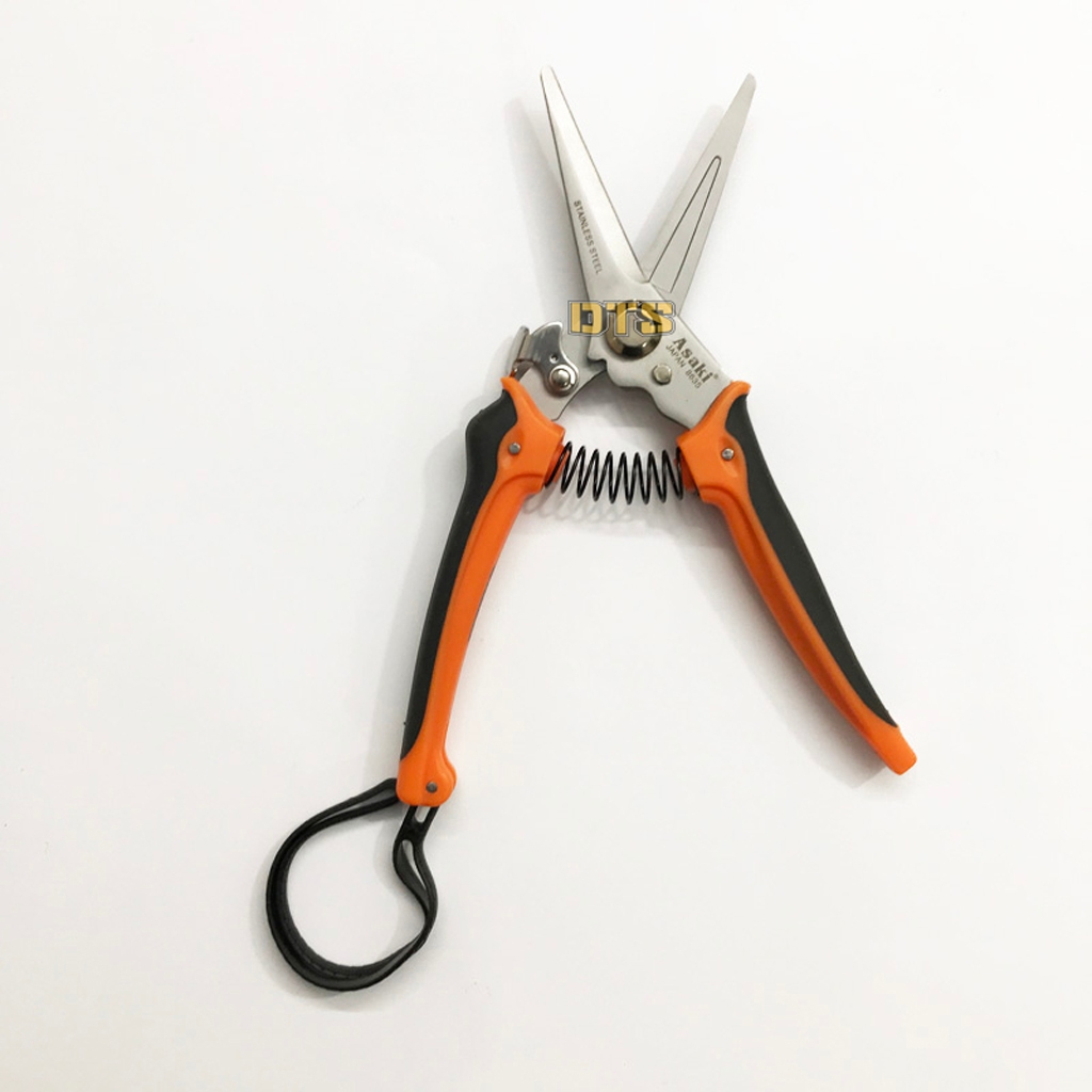 Kéo cắt cành lưỡi inox nhọn vẹo Asaki AK-8635 | Shopee Việt Nam