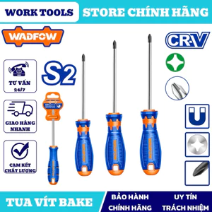 ĐỒ NGHỀ WADFOW Tua vít bake PH2x100mm , PH2x125mm , PH2x150mm , WSD2224 , WSD2225 , WSD2226