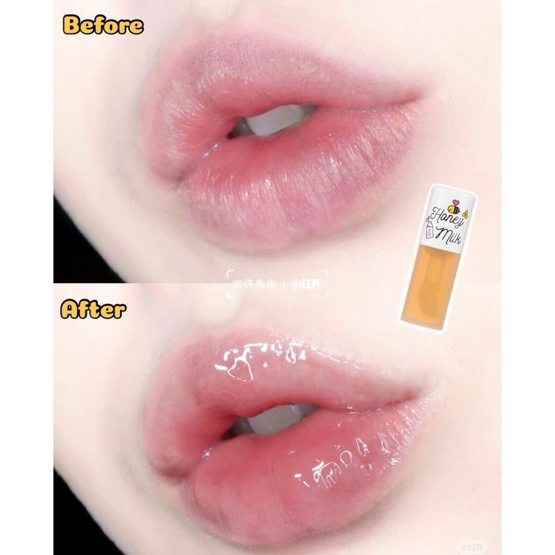 DẦU DƯỠNG MÔI HONEY MILK APIEU 5GRAM