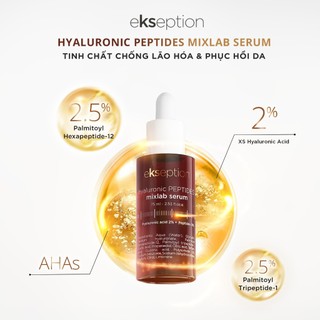 Serum Ekseption Dưỡng Ẩm, Chống Lão Hóa Và Giảm Nếp Nhăn Ekseption Hyaluronic Peptides Mixlab Serum 75ml