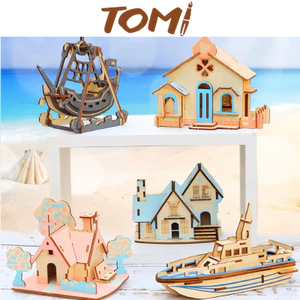 Đồ Chơi Steam Lắp Ráp Mô Hình Gỗ 3D Phát Triển Tư Duy TOMI 276