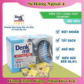 VIÊN TẨY LỒNG MÁY GIẶT DENKMIT ĐỨC ,Tẩy Và Chống Bám Cặn Trong Lồng Giặt [Hàng nội địa Đức Đủ Bill } [Hot]
