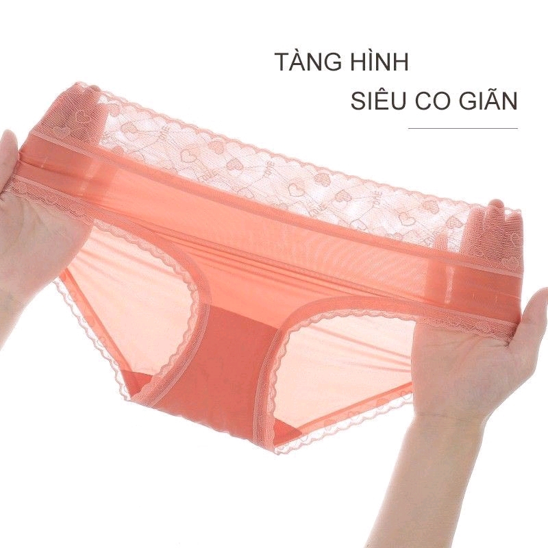 Quần lót su, Quần lót su tàng hình cạp tim 9909