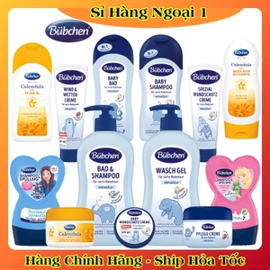 Sữa Tắm Gội, Kem Dưỡng Da, Kem hăm, Dầu Massage Cho Trẻ Sơ Sinh Bubchen Đức - Nội địa Đức Đủ Bill [Hot]