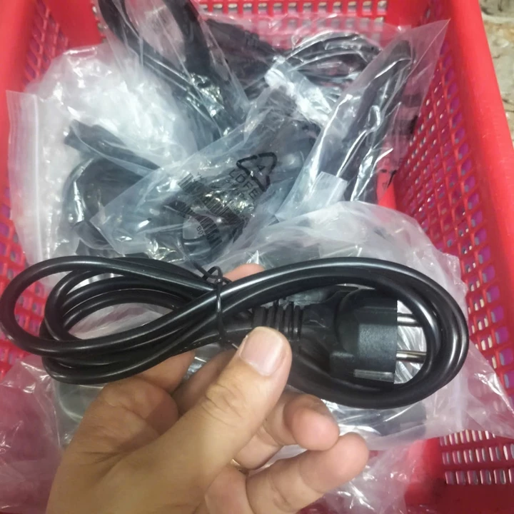 Dây nguồn cho sạc laptop -kết nối từ điện 220v đến cục sạc, dây sạc adapter laptop dell hp acer asus