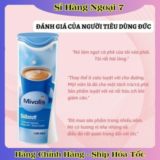ĐƯỜNG ĂN KIÊNG MIVOLIS Substoff CHO KETO, DAS TIỂU ĐƯỜNG HỘP 1200 VIÊN của Đức -Date Mới Đủ Bill