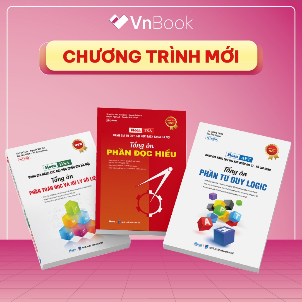 Sách ôn thi đánh giá năng lực 2025- HSA, TSA, APT theo Chương trình mới ...